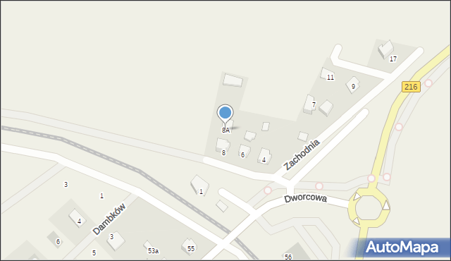 Swarzewo, Dworcowa, 8A, mapa Swarzewo