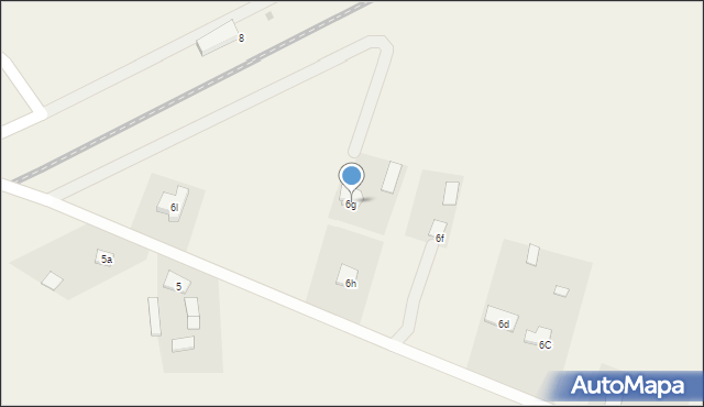 Świętajno, Dworcowa, 6g, mapa Świętajno