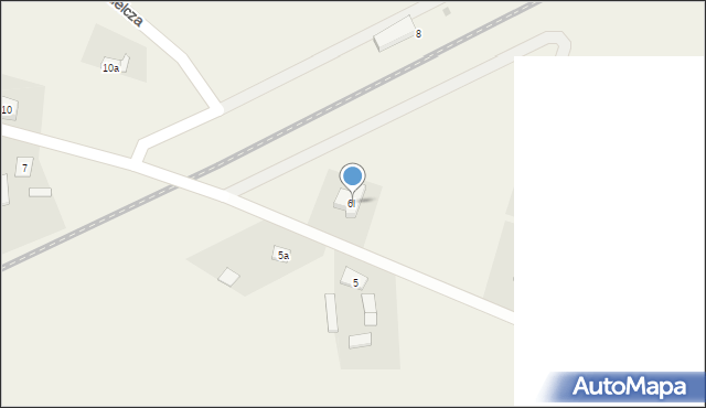 Świętajno, Dworcowa, 6l, mapa Świętajno
