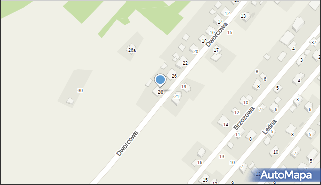 Taciszów, Dworcowa, 28, mapa Taciszów