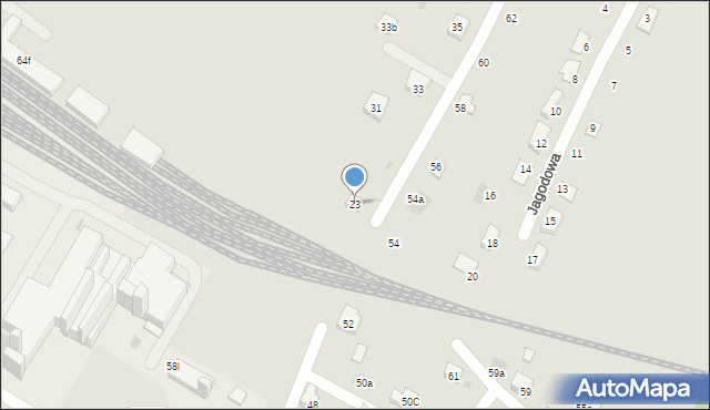 Trzebinia, Dworska, 23, mapa Trzebinia