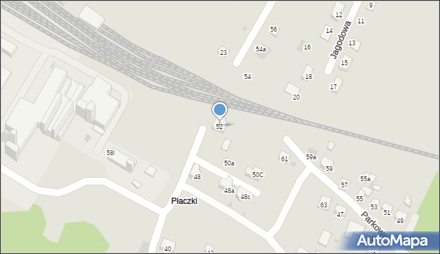 Trzebinia, Dworska, 52, mapa Trzebinia