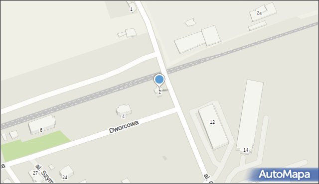 Trzemeszno, Dworcowa, 2, mapa Trzemeszno