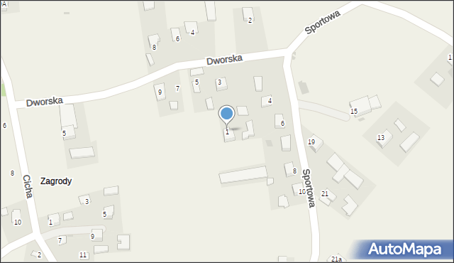 Tuczempy, Dworska, 1, mapa Tuczempy