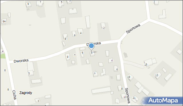 Tuczempy, Dworska, 3, mapa Tuczempy