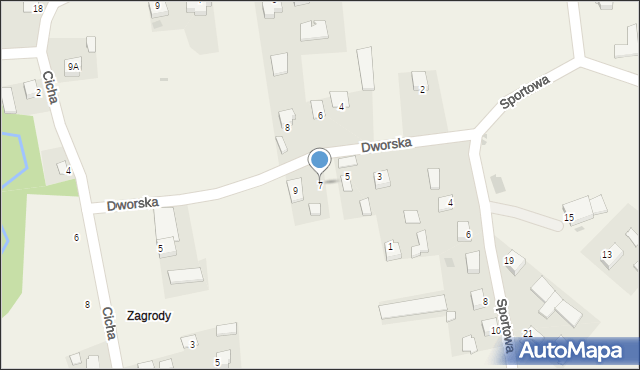 Tuczempy, Dworska, 7, mapa Tuczempy