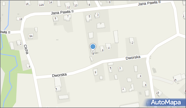 Tuczempy, Dworska, 8, mapa Tuczempy