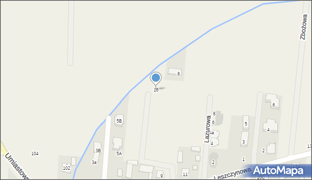 Umiastów, Dworkowa, 16, mapa Umiastów