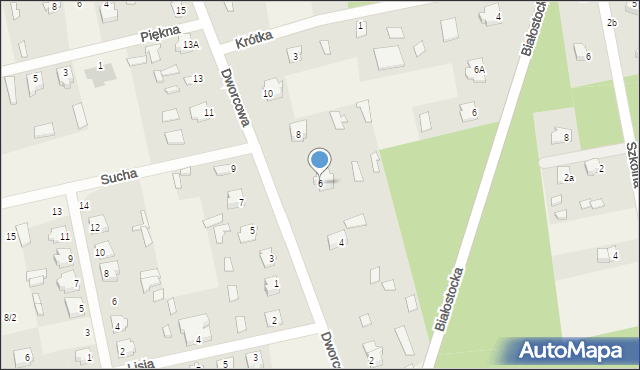 Waliły-Stacja, Dworcowa, 6, mapa Waliły-Stacja