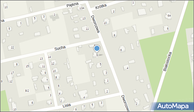 Waliły-Stacja, Dworcowa, 7, mapa Waliły-Stacja