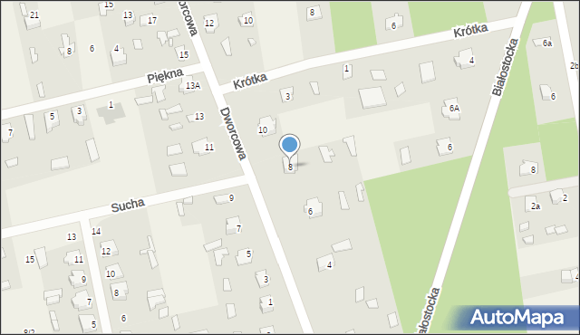 Waliły-Stacja, Dworcowa, 8, mapa Waliły-Stacja