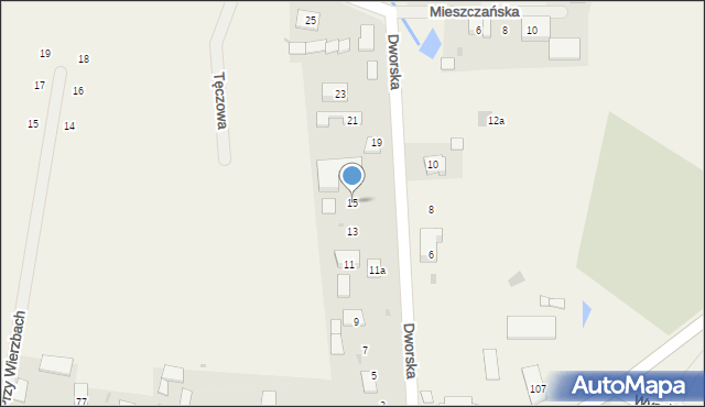 Więcławice Stare, Dworska, 15, mapa Więcławice Stare