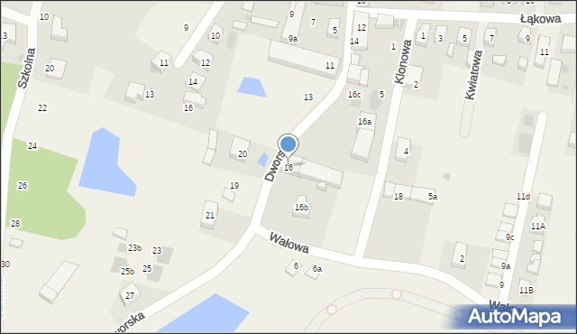 Wilczyce, Dworska, 16, mapa Wilczyce