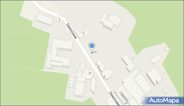 Wilków, Dworcowa, 30, mapa Wilków