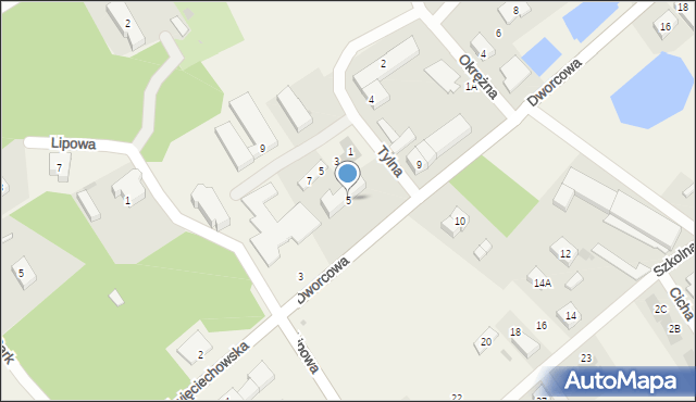 Wilkowice, Dworcowa, 5, mapa Wilkowice