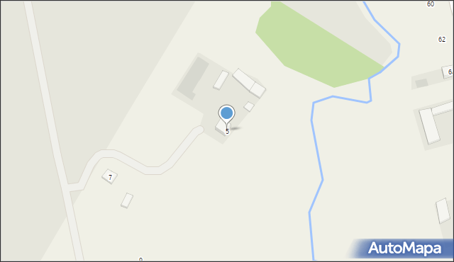 Wola Zambrowska, Dworna, 5, mapa Wola Zambrowska