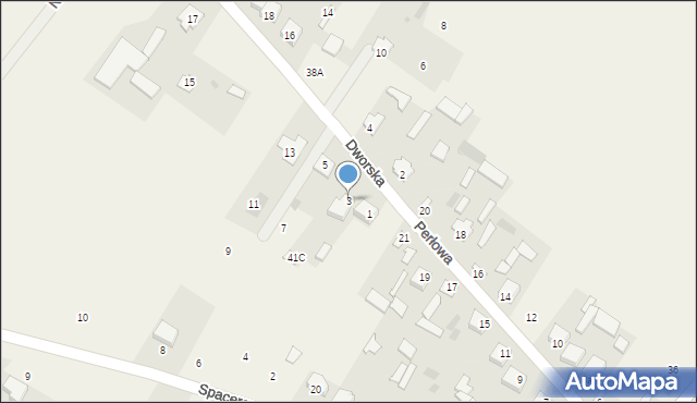 Wołyńce-Kolonia, Dworska, 3, mapa Wołyńce-Kolonia