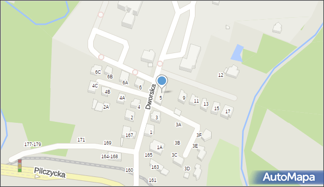 Wrocław, Dworska, 7, mapa Wrocławia