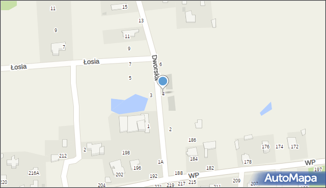 Wrzosówka, Dworska, 4, mapa Wrzosówka