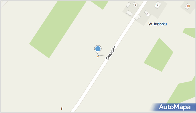 Zaborze, Dworska, 6, mapa Zaborze