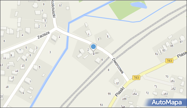 Zarzecze, Dworcowa, 4, mapa Zarzecze