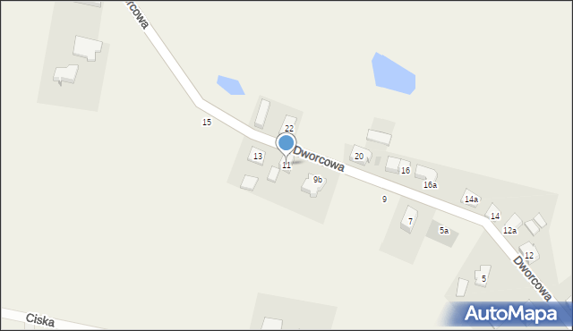 Zblewo, Dworcowa, 11, mapa Zblewo