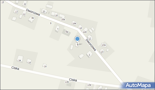 Zblewo, Dworcowa, 5, mapa Zblewo