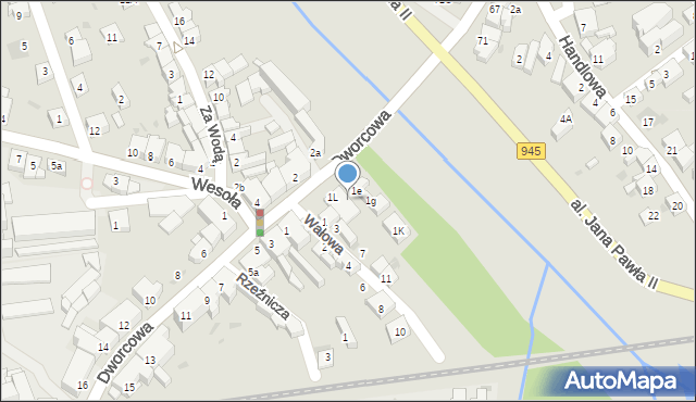 Żywiec, Dworcowa, 1f, mapa Żywiec