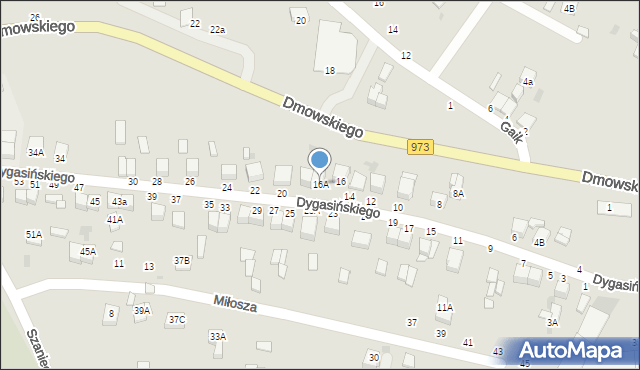Busko-Zdrój, Dygasińskiego Adolfa, 16A, mapa Busko-Zdrój