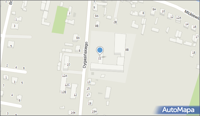 Chmielnik, Dygasińskiego Adolfa, 11, mapa Chmielnik