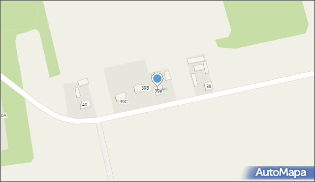 Dybki, Dybki, 39a, mapa Dybki