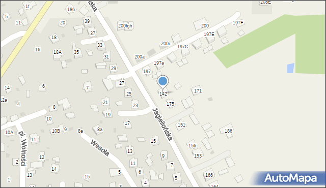 Dybków, Dybków, 142, mapa Dybków