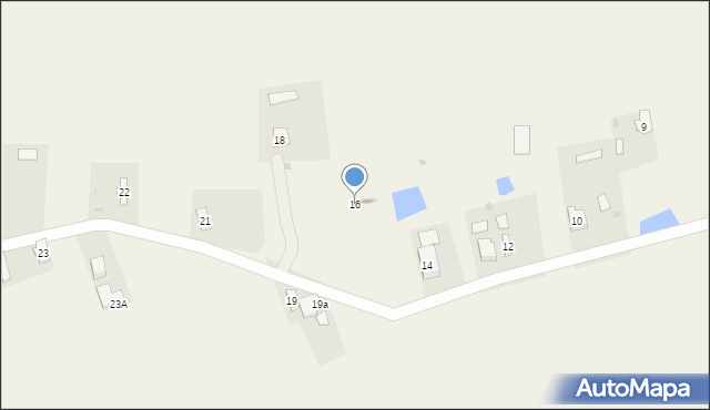 Dybków, Dybków, 16, mapa Dybków