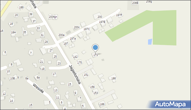 Dybków, Dybków, 171, mapa Dybków