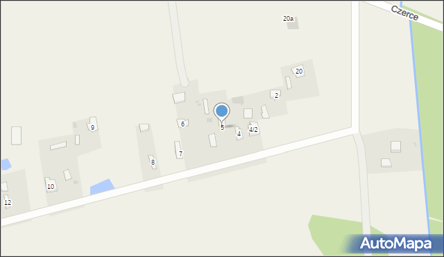 Dybków, Dybków, 5, mapa Dybków