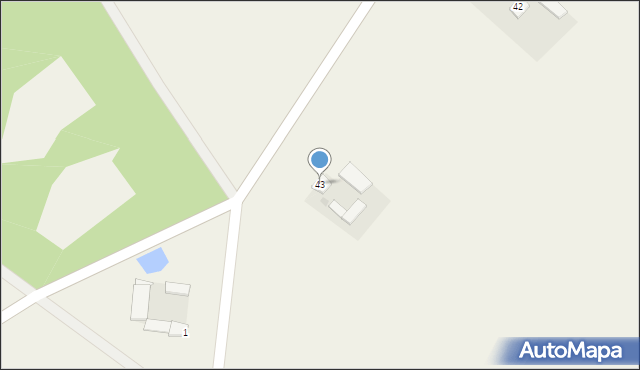 Dyblin, Dyblin, 43, mapa Dyblin