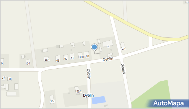 Dyblin, Dyblin, 59, mapa Dyblin