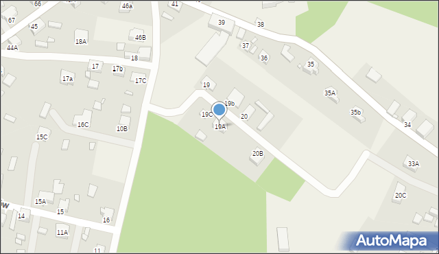 Dychów, Dychów, 19A, mapa Dychów