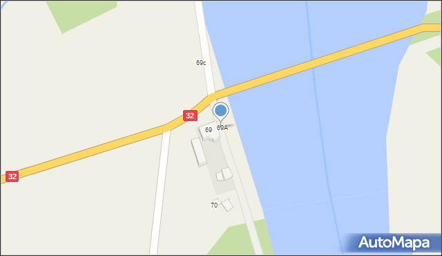 Dychów, Dychów, 69A, mapa Dychów
