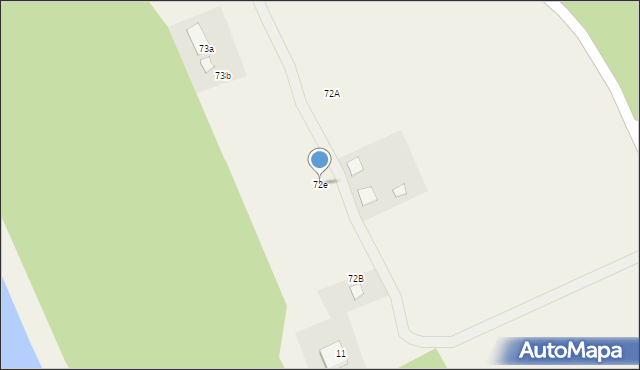 Dychów, Dychów, 72e, mapa Dychów