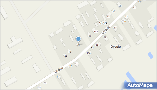Dydule, Dydule, 40, mapa Dydule