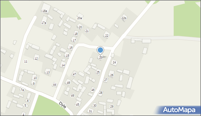 Dyle, Dyle, 23, mapa Dyle