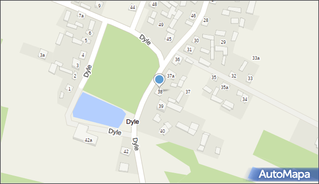 Dyle, Dyle, 38, mapa Dyle