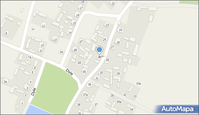 Dyle, Dyle, 46, mapa Dyle