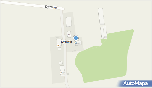 Dylewko, Dylewko, 28, mapa Dylewko