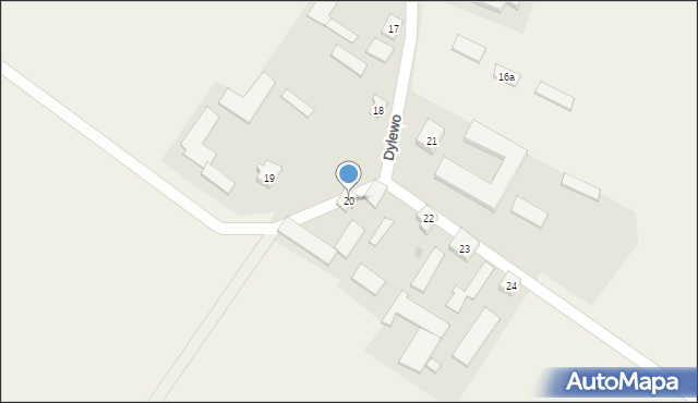Dylewo, Dylewo, 20, mapa Dylewo