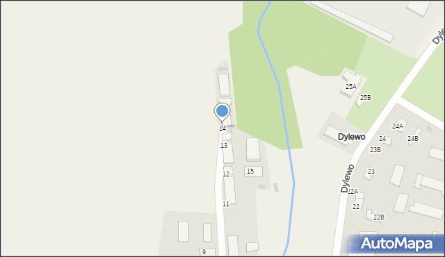 Dylewo, Dylewo, 14, mapa Dylewo