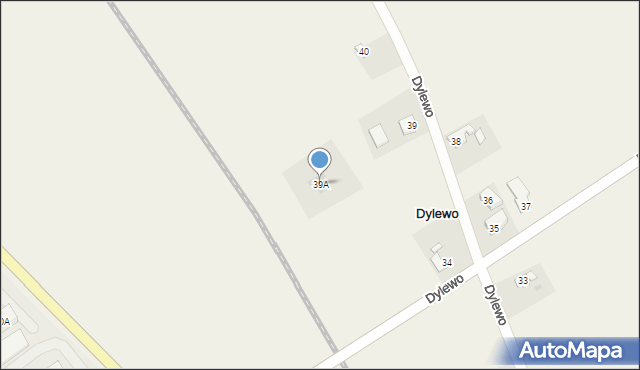 Dylewo, Dylewo, 39A, mapa Dylewo