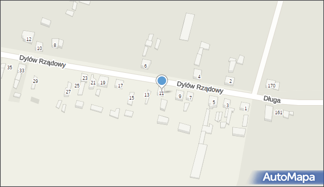 Dylów Rządowy, Dylów Rządowy, 11, mapa Dylów Rządowy