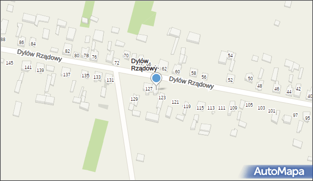 Dylów Rządowy, Dylów Rządowy, 125, mapa Dylów Rządowy